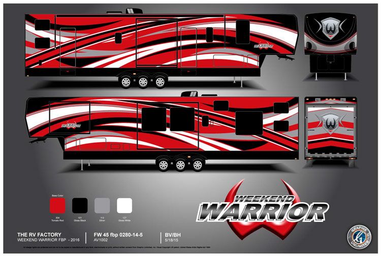 Full Body Paint Fifth Wheel For Sale Full Body Paint Fifth Wheel For Sale